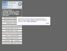 Tablet Screenshot of ambientelavorosalute.com